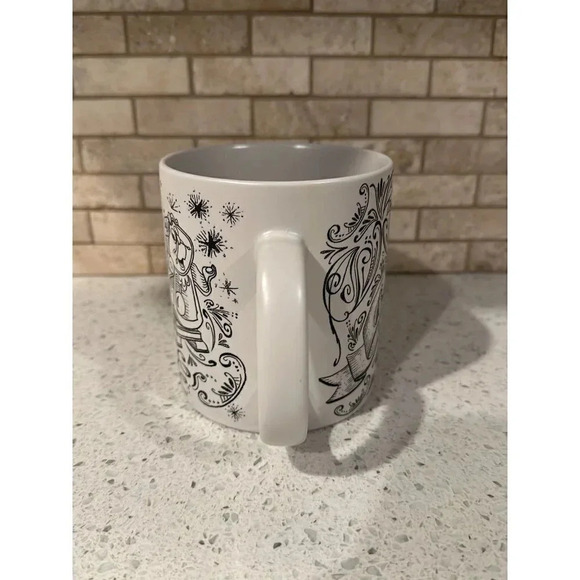 Disney Parks Matte White Beauty and The Beast Be Our Guest Coffee Mug - Picture 4 of 5